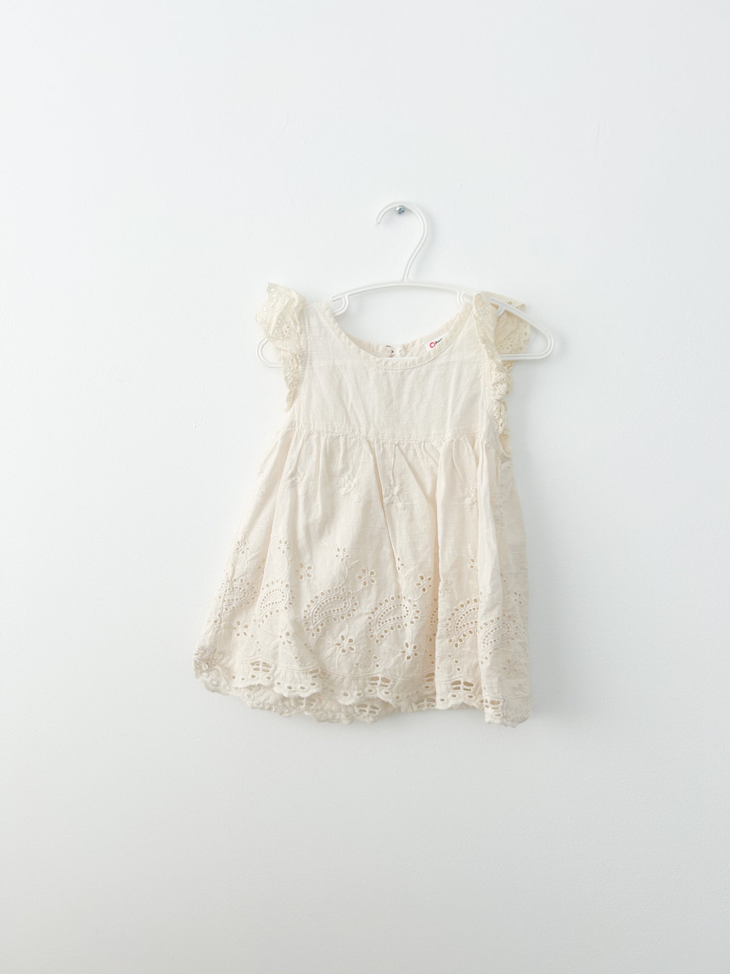 No Brand Cream Dress Size: 12-18 month
