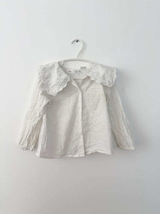 Zara baby doll blouse Size: 3-4T