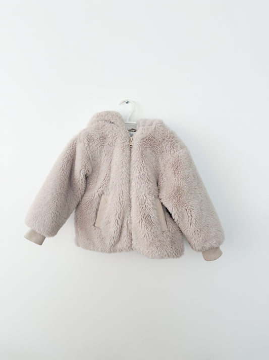 Zara fluffy jacket Size: 2-3T