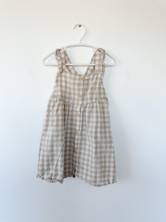H&M plaid dress Size: 2-3T