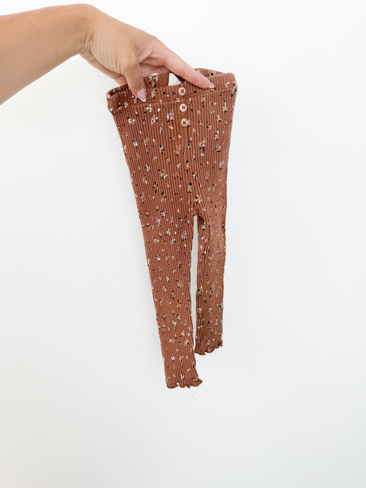 Zara floral leggings Size: 18-24 month