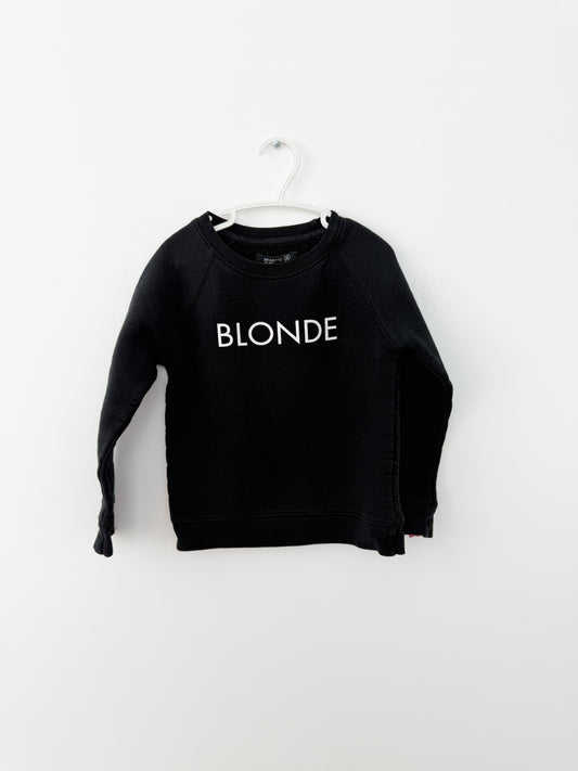Brunette the Label-Blonde crewneck Size: 3T