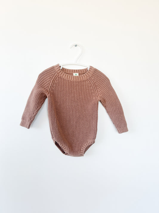 Old Navy Knit Bubble Romper Size: 6-9 month