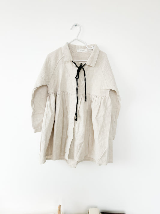 Cozy Kidz Linen Dress Size: 4-5T