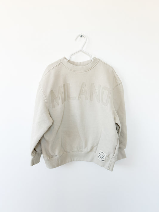 Zara Milano Beige sweater Size: 6T